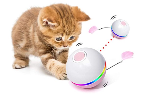 juguetes con luz para gatos