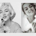 Marilyn Monroe y Ana de Armas con sus respectivos bichones